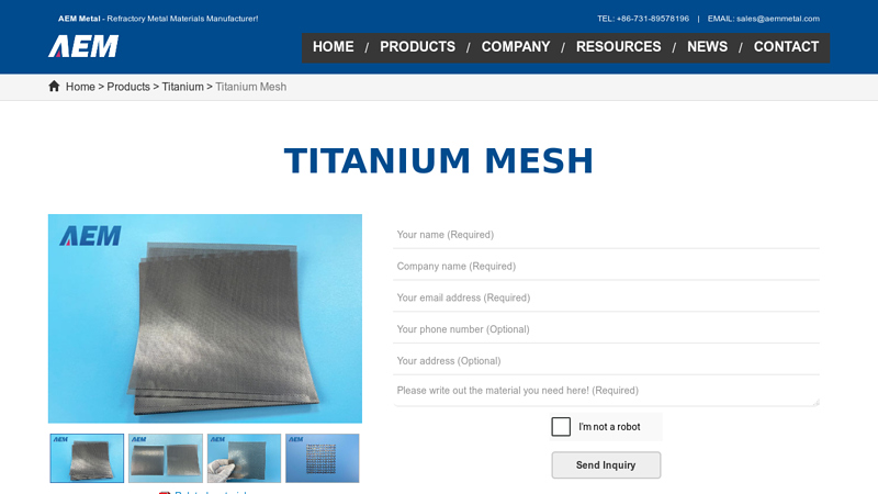 Titanium Mesh
