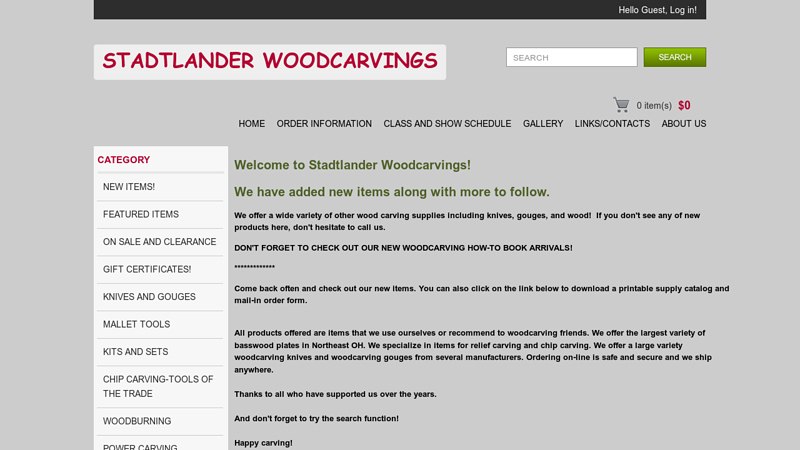to Stadtlander Woodcarvings!!!