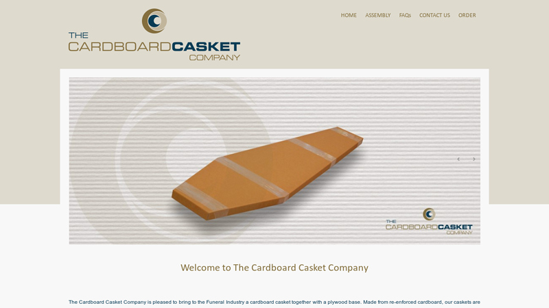 to The Cardboard Casket Company