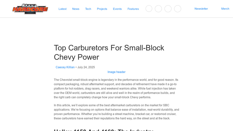 Top Carburetors For Small