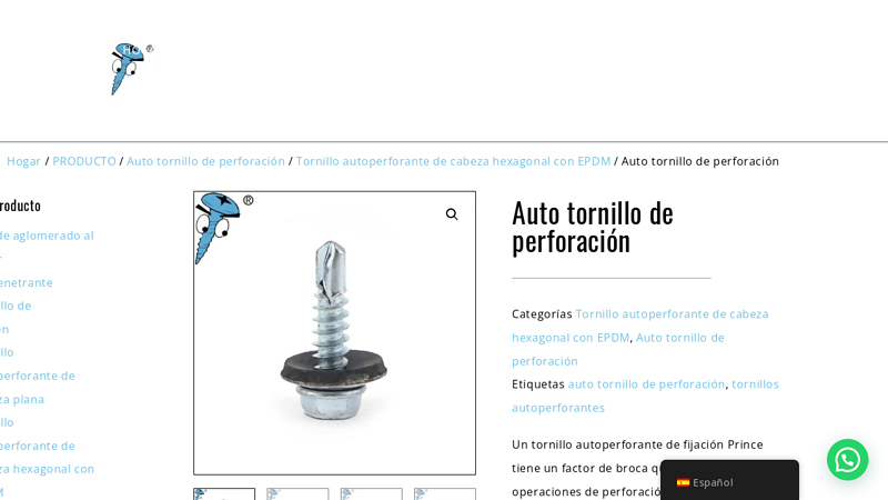 Tornillo autoperforante