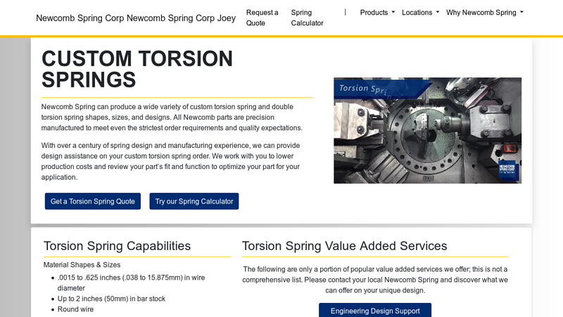 Torsion Springs Manufacturer