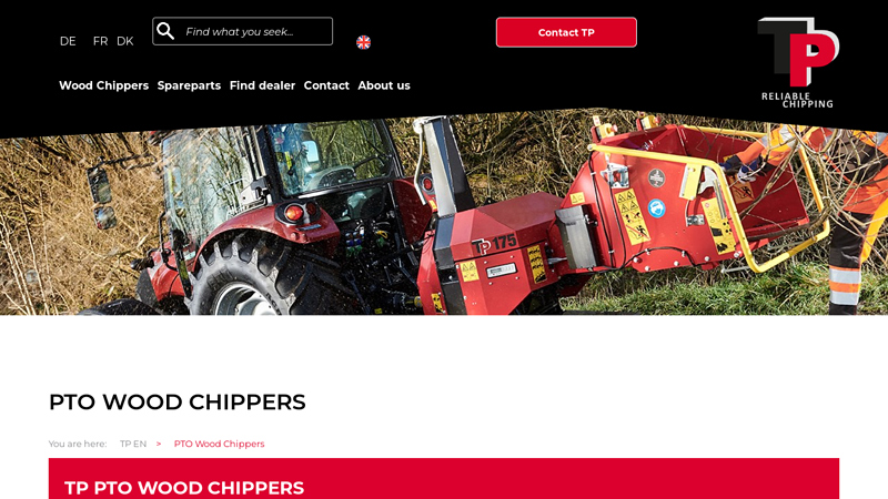 TP PTO Wood Chipper for Tractor