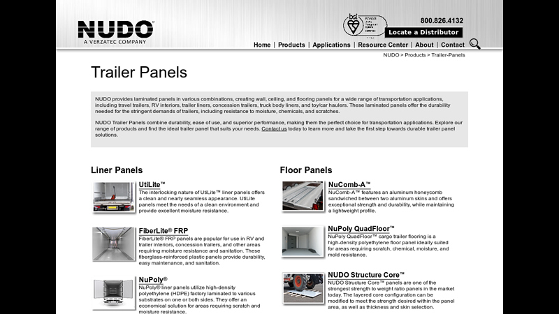 Trailer Liner and Floor Panels