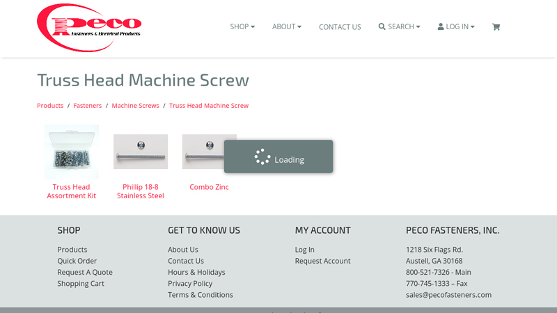 Truss Head Machine Screw