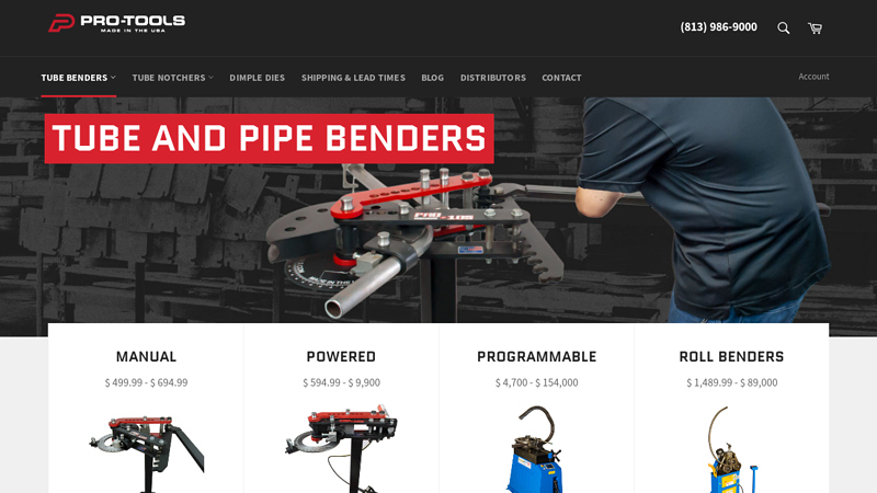 Tube and Pipe Benders