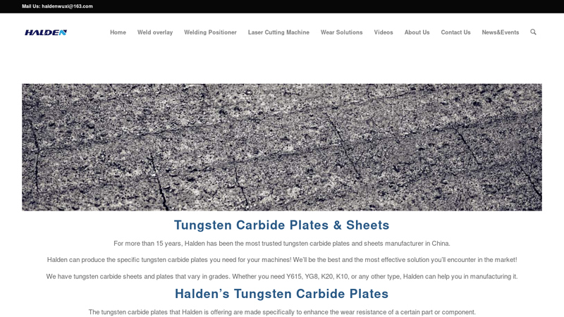 Tungsten Carbide Wear Plate