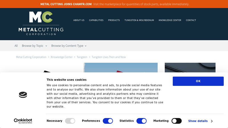 Tungsten Uses Then and Now
