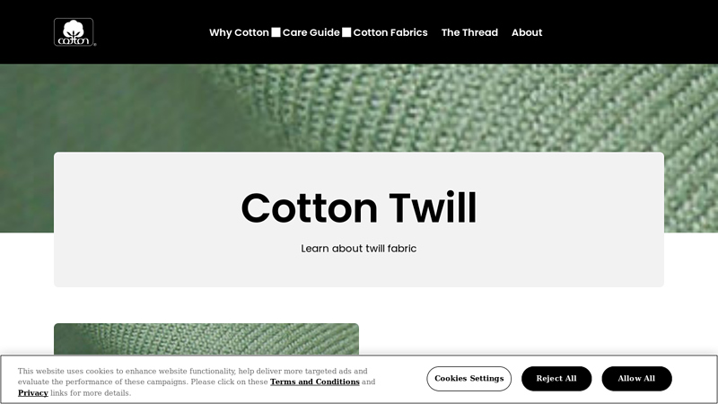 Twill - Cotton