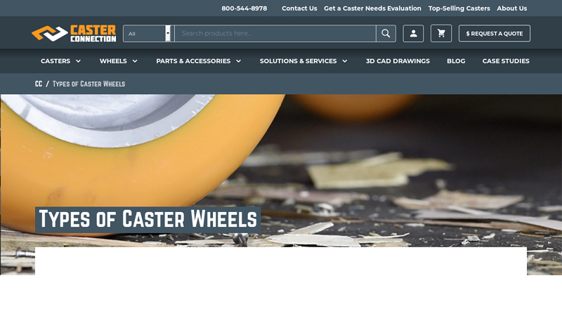 Types of Caster Wheels