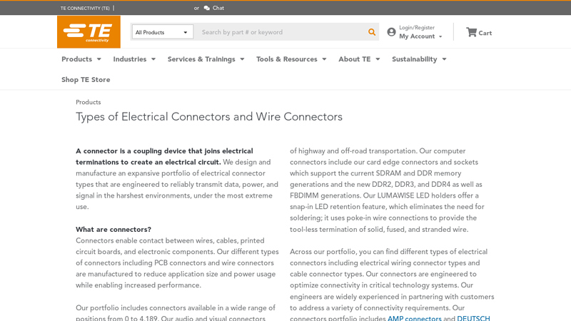 Types of Electrical Connectors and Wire Connectors