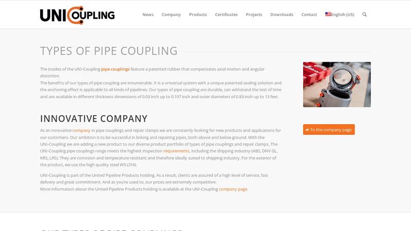 Types Of Pipe Coupling