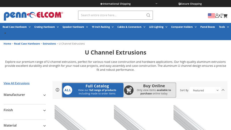 U Channel Extrusions