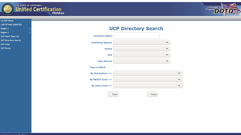 UCP Search