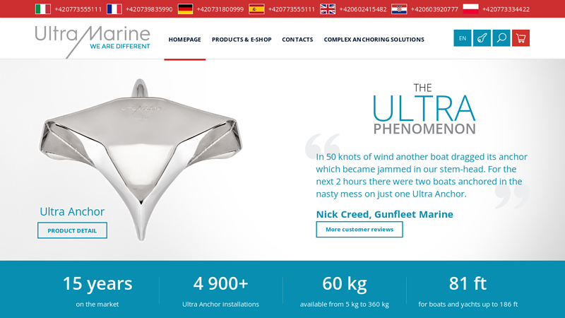 Ultra Marine Anchors