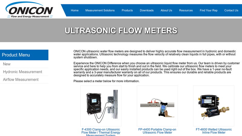 Ultrasonic Water Flow Meters
