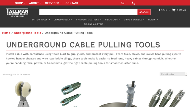Underground Cable Pulling Tools