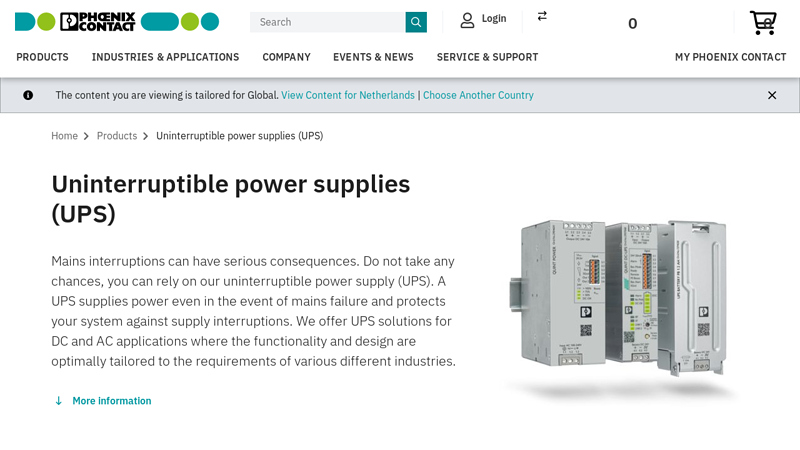 Uninterruptible power supply (UPS)