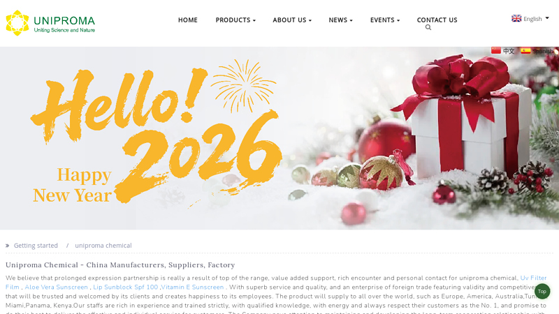 Uniproma Chemical Manufacturer and Supplier, Factory Pricelist