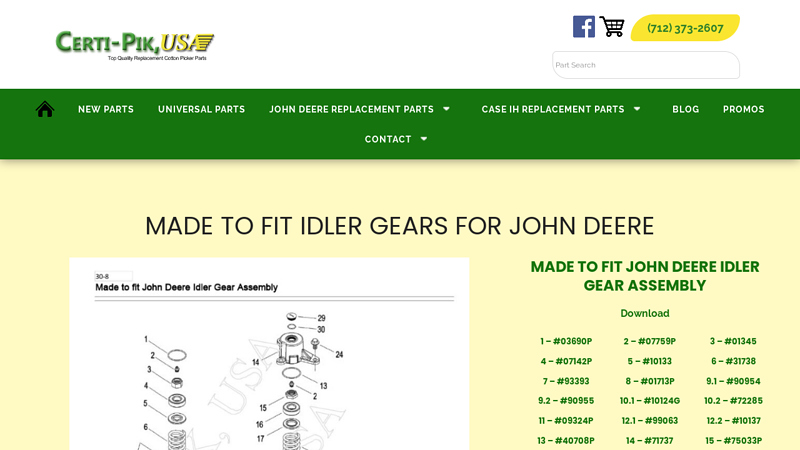 Universal Idler Gears