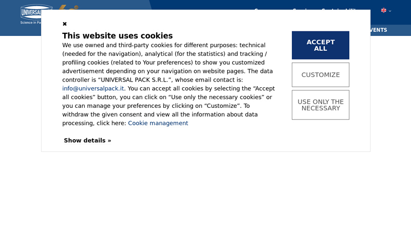 Universal Pack. Packaging Technologies for Sachets & Stick