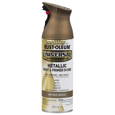 Universal Premium Metallic Spray Paint (Antique Brass) 12 oz