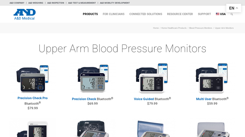 Upper Arm Blood Pressure Monitors