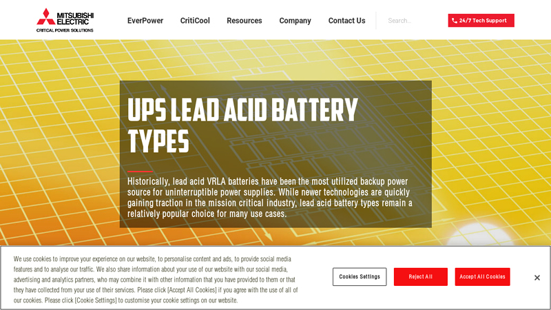 UPS Lead Acid Batteries: VRLA, VLA & Pure Lead