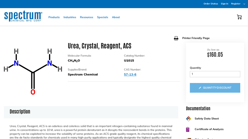 Urea-Crystal-Reagent-ACS