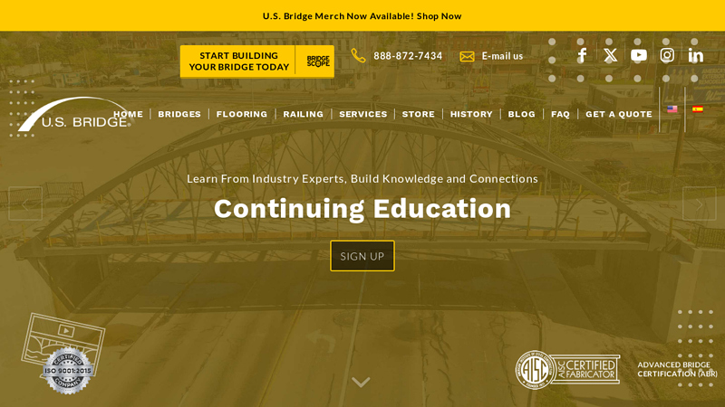 U.S. Bridge, the Leader in Bridge Building