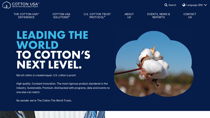 U.S. Cotton – The Cotton the World Trusts