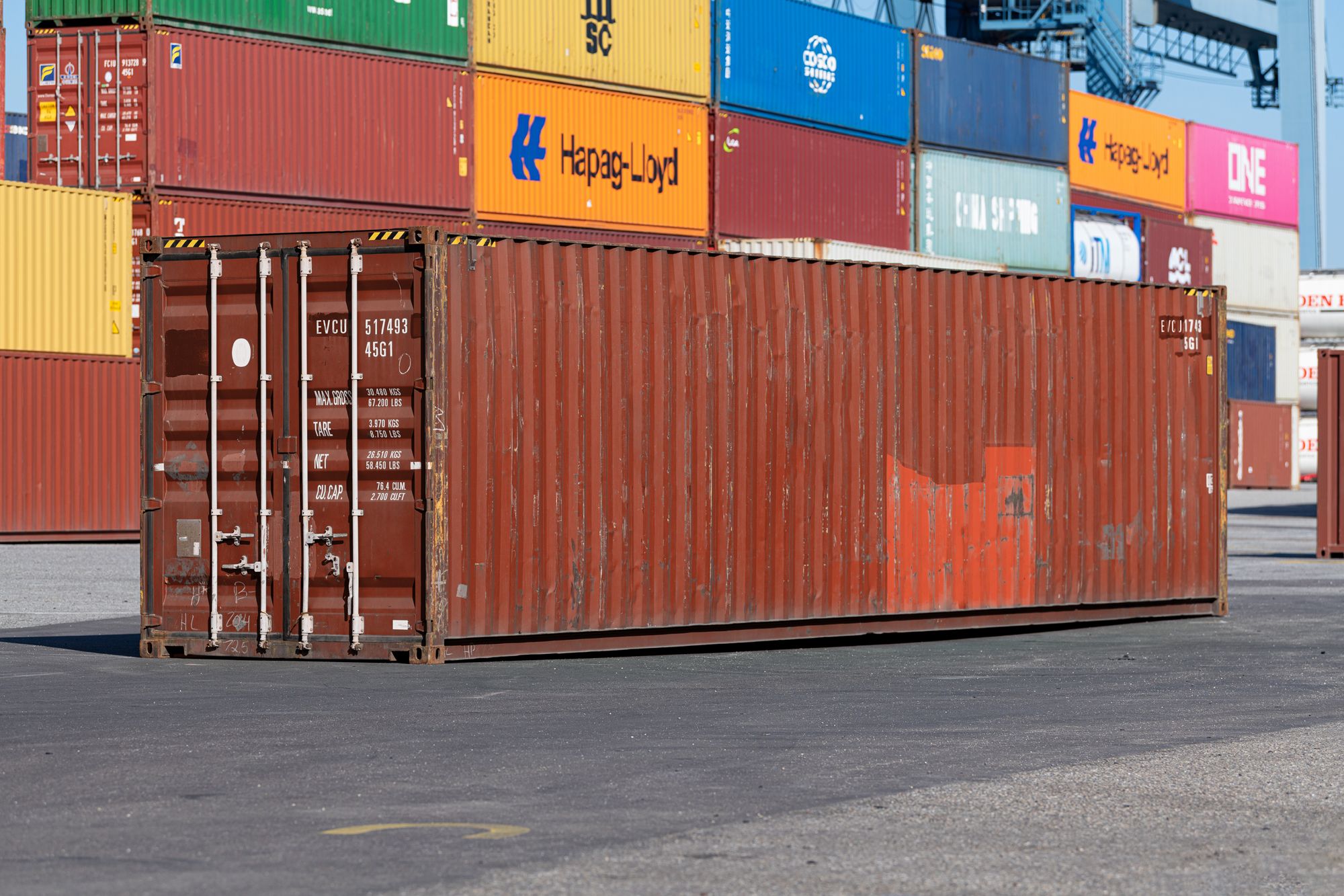 Used 40ft High Cube Shipping Container