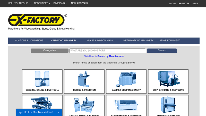Used and New Machinery for Woodworking, Stone, Glass and ...