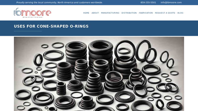 Uses for Cone-Shaped O-Rings