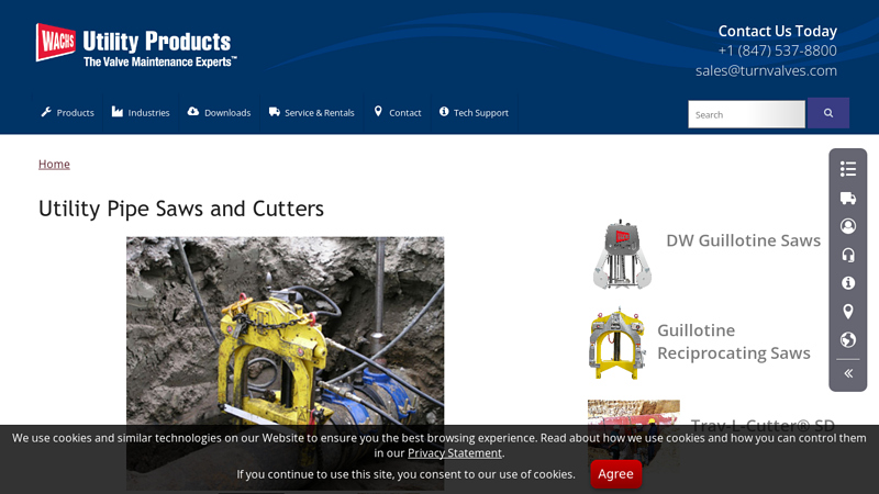 Utility Pipe Saws and Cutters