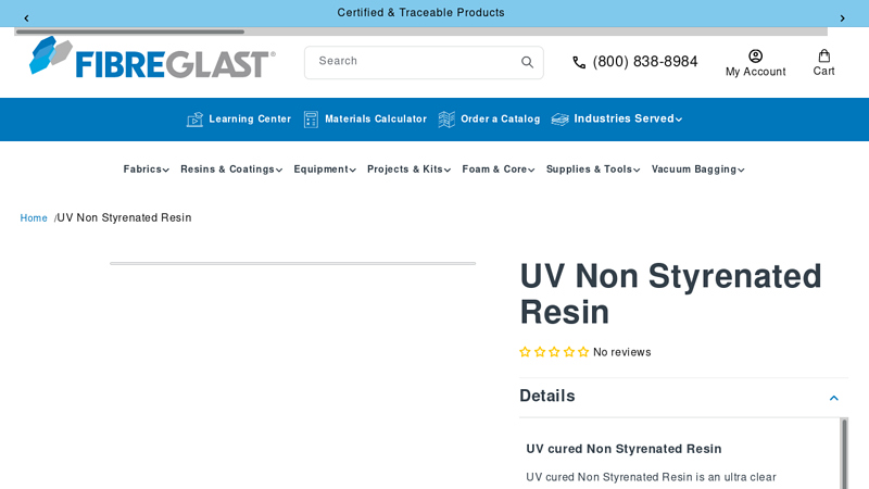 UV Cured Non