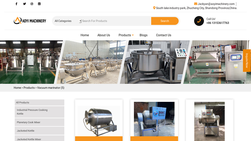 Vacuum Marinator Manufacturer