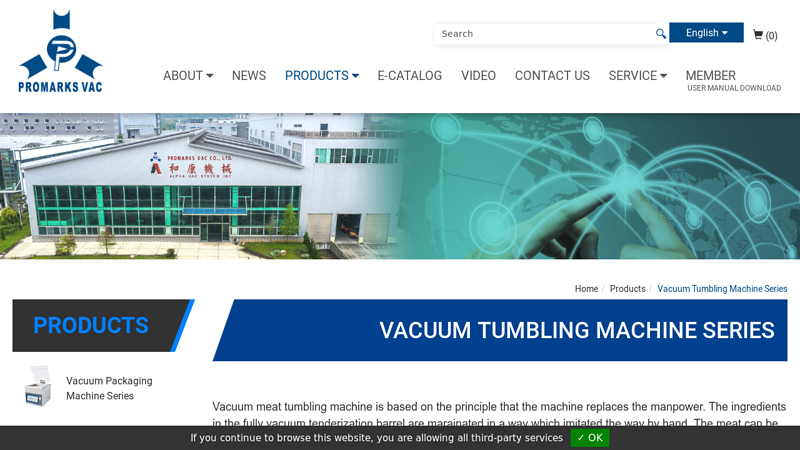 Vacuum Tumbling Machine Series