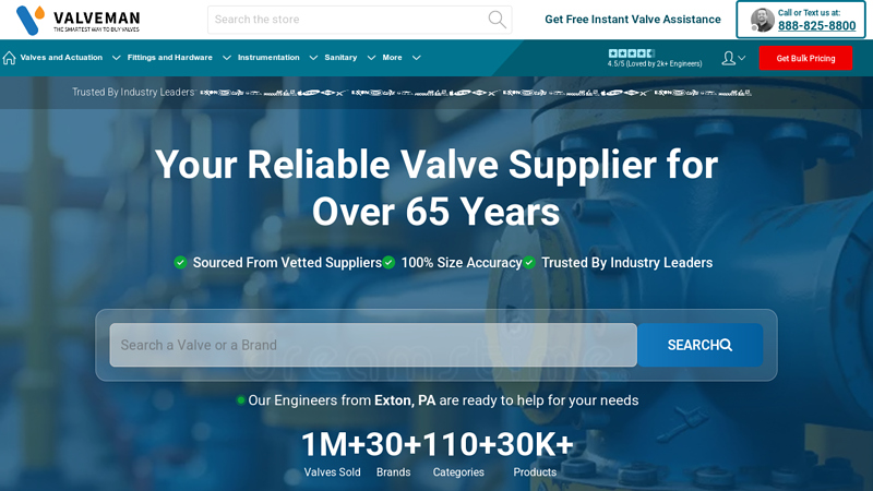 Valve Manufacturer and Supplier