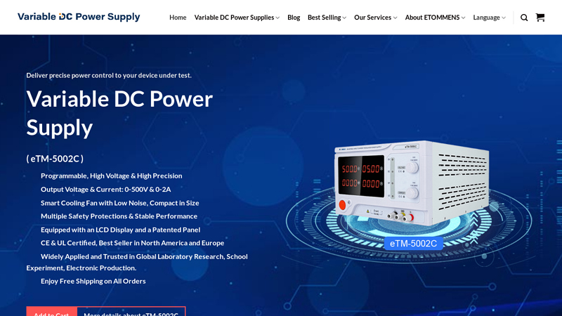 Variable DC Power Supply