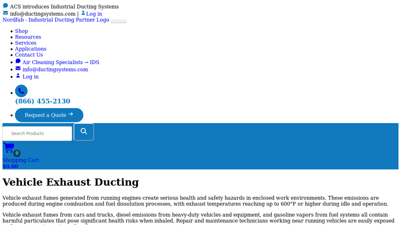 Vehicle Exhaust Ductwork