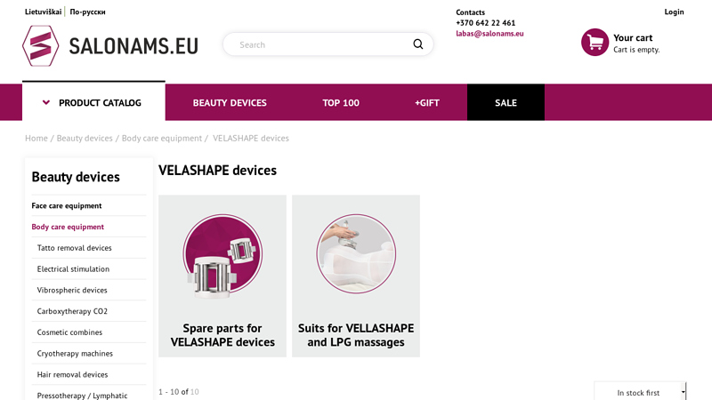 VELASHAPE devices