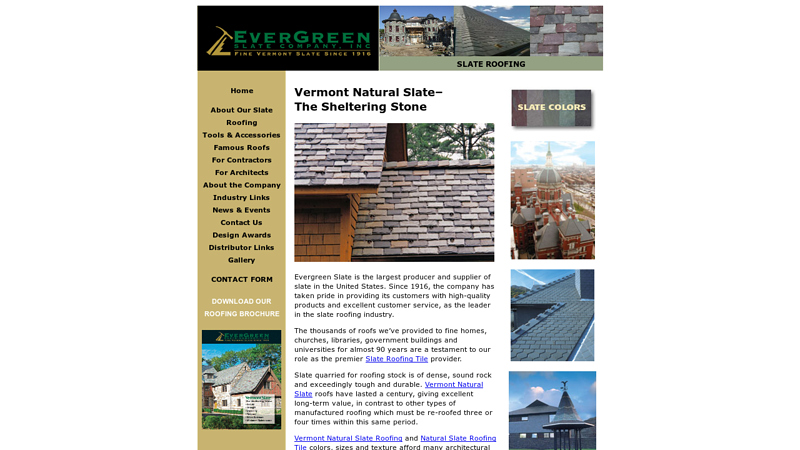 Vermont Natural Slate– The Sheltering Stone