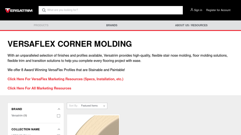 VersaFlex Corner Molding