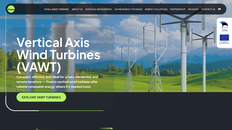 Vertical Axis Wind Turbines - buy VAWTs