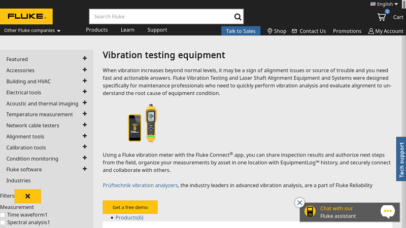 Vibration Testing Equipment and Laser Alignment Tools