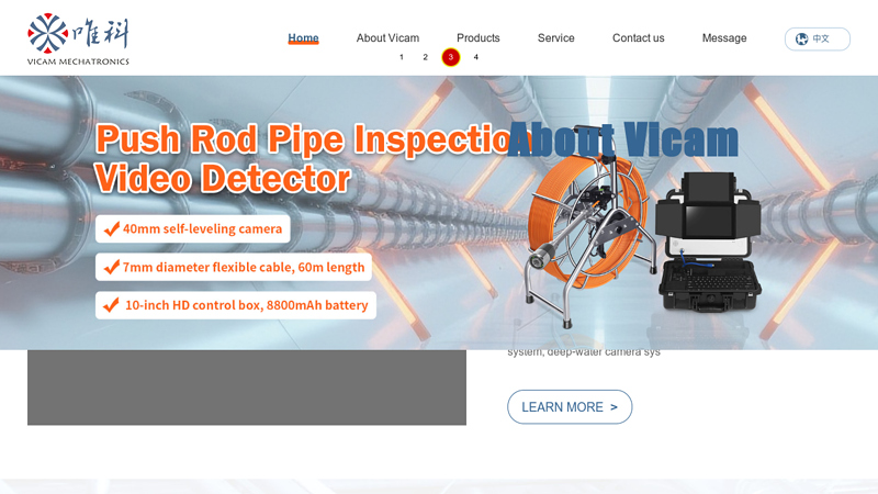 VICAM MECHATRONICS High Quality sewer drain pipe inspecion ...