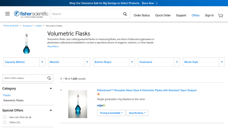 Volumetric Flasks