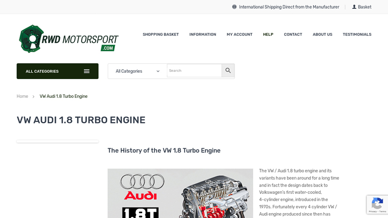 VW Audi 1.8 Turbo Engine