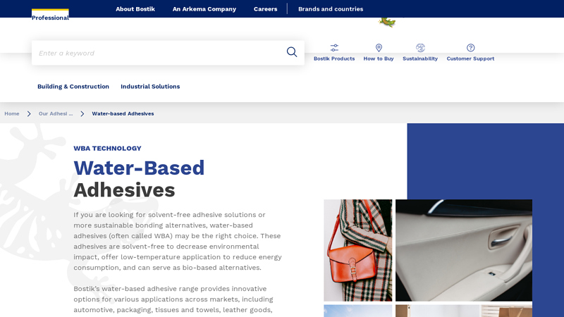Water-based Adhesives